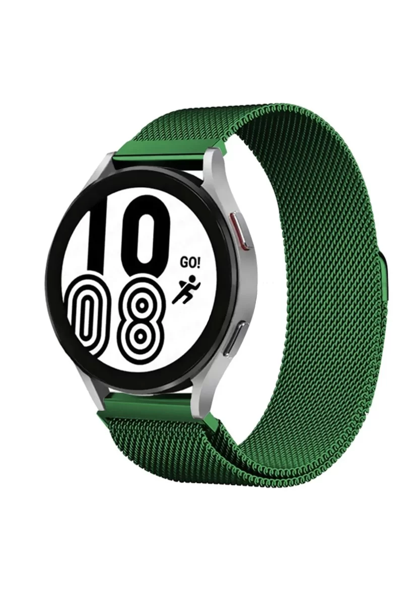 Newface Watch 20mm Metal Mıknatıslı Kordon - Haki Yeşil