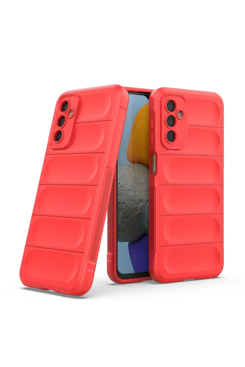 Newface Samsung Galaxy M23 Kılıf Optimum Silikon - Kırmızı