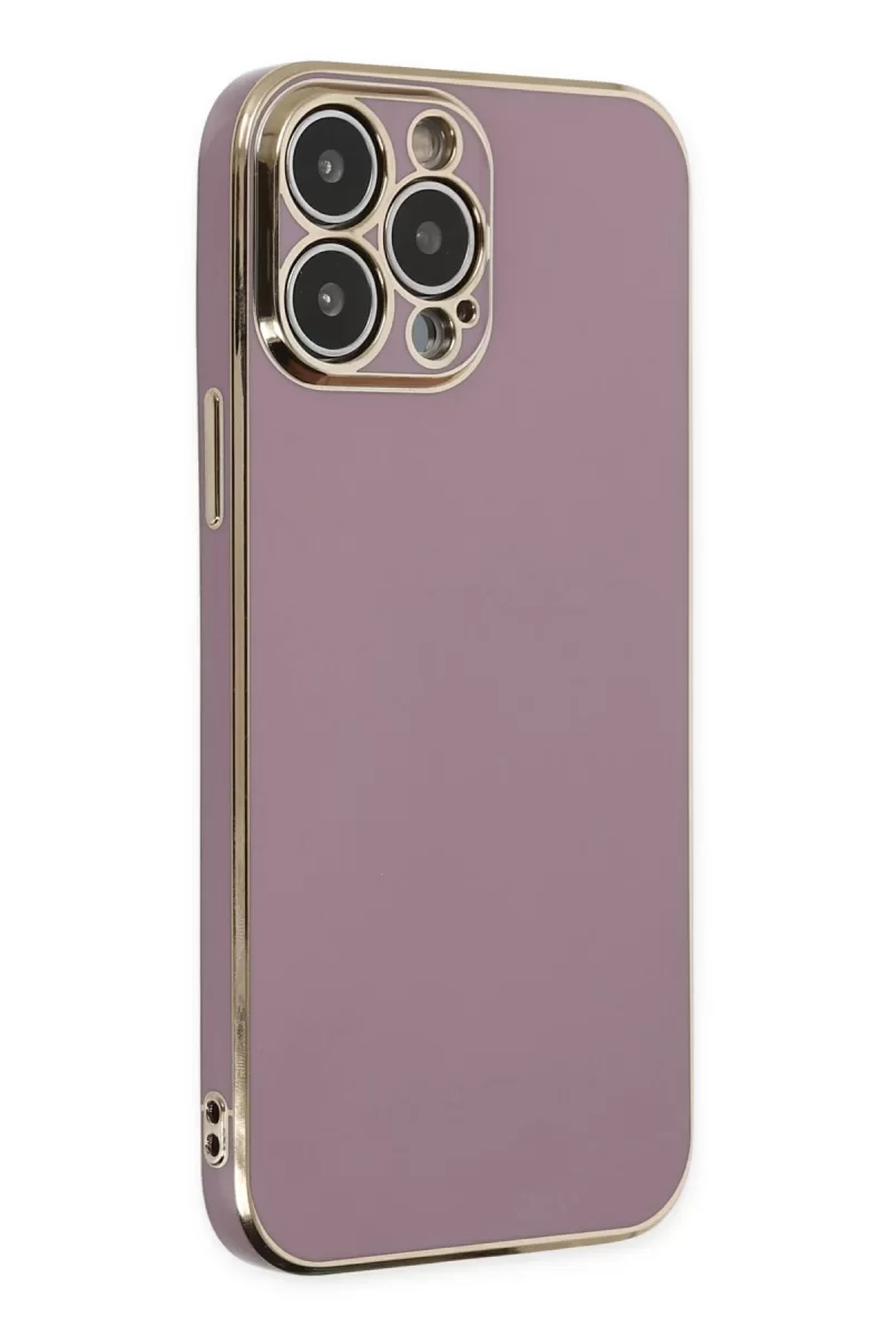 Newface Apple iPhone 14 Pro Kılıf Volet Silikon - Mor