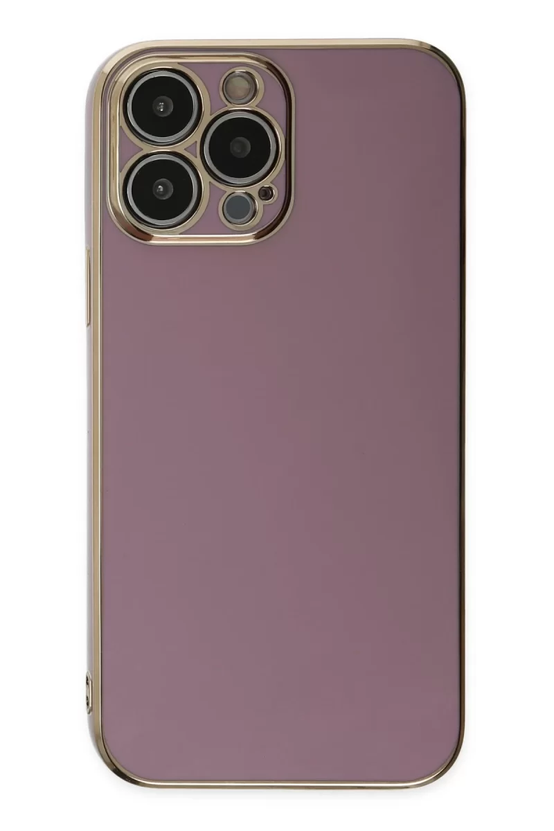 Newface Apple iPhone 14 Pro Kılıf Volet Silikon - Mor
