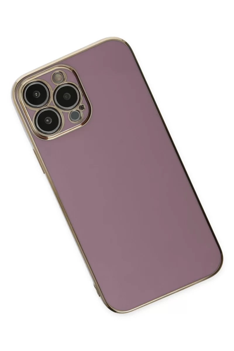 Newface Apple iPhone 14 Pro Kılıf Volet Silikon - Mor