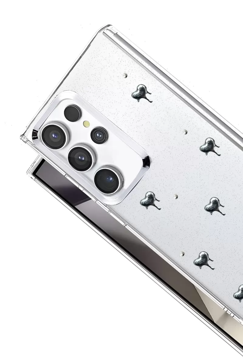 Newface Samsung Galaxy S23 Ultra Fiyonk Desenli Kapak - Desen 1