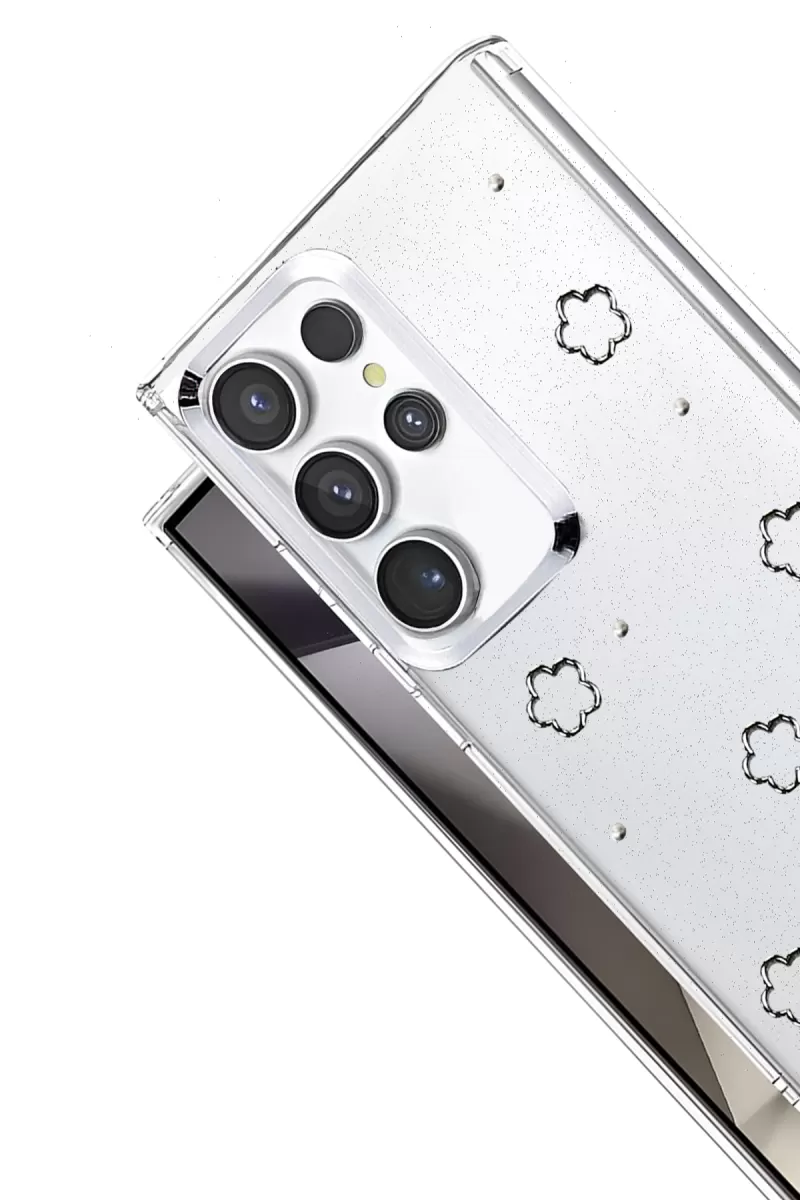 Newface Samsung Galaxy S23 Ultra Fiyonk Desenli Kapak - Desen 2