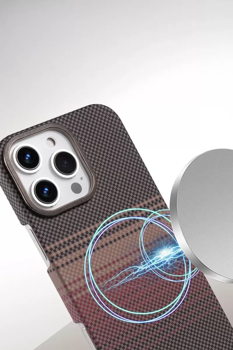 Newface Apple iPhone 16 Pro Max Vega Magsafe Kapak - Kırmızı