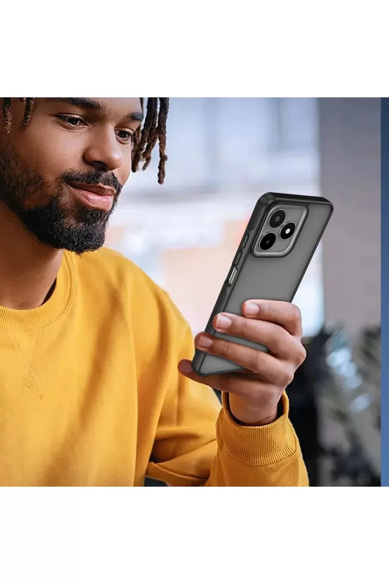 Newface Realme C53 Kılıf Elegant Kapak - Açık Mavi