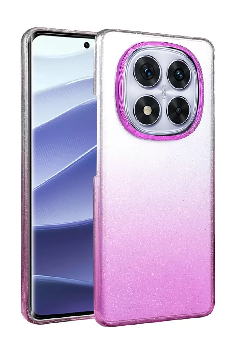 Newface Xiaomi Redmi Note 14 Pro Plus Glossy Kapak - Mor