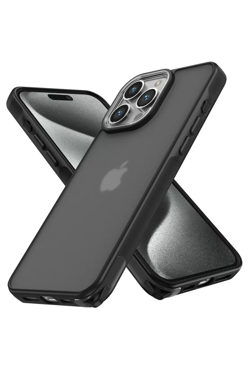 Newface Apple iPhone 14 Pro Kılıf Elegant Kapak - Siyah