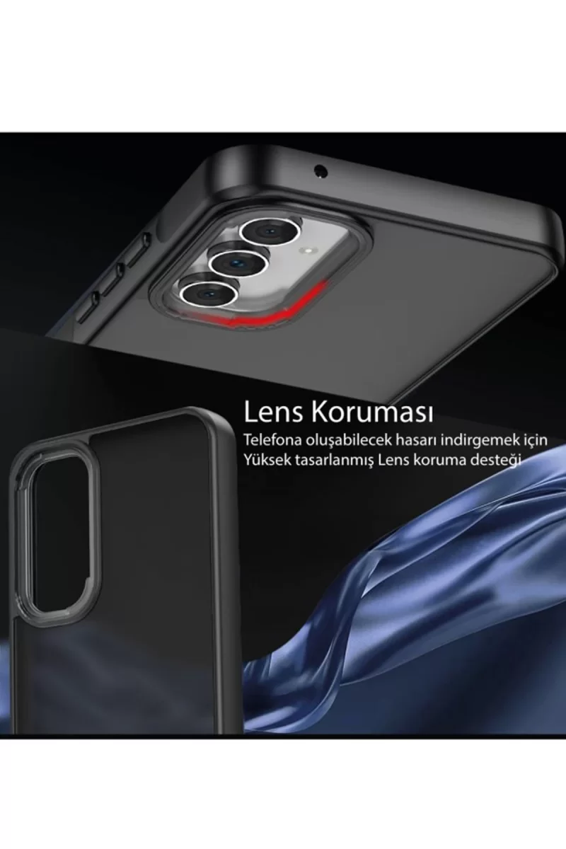 Newface Samsung Galaxy A14 4G Kılıf Elegant Kapak - Lacivert