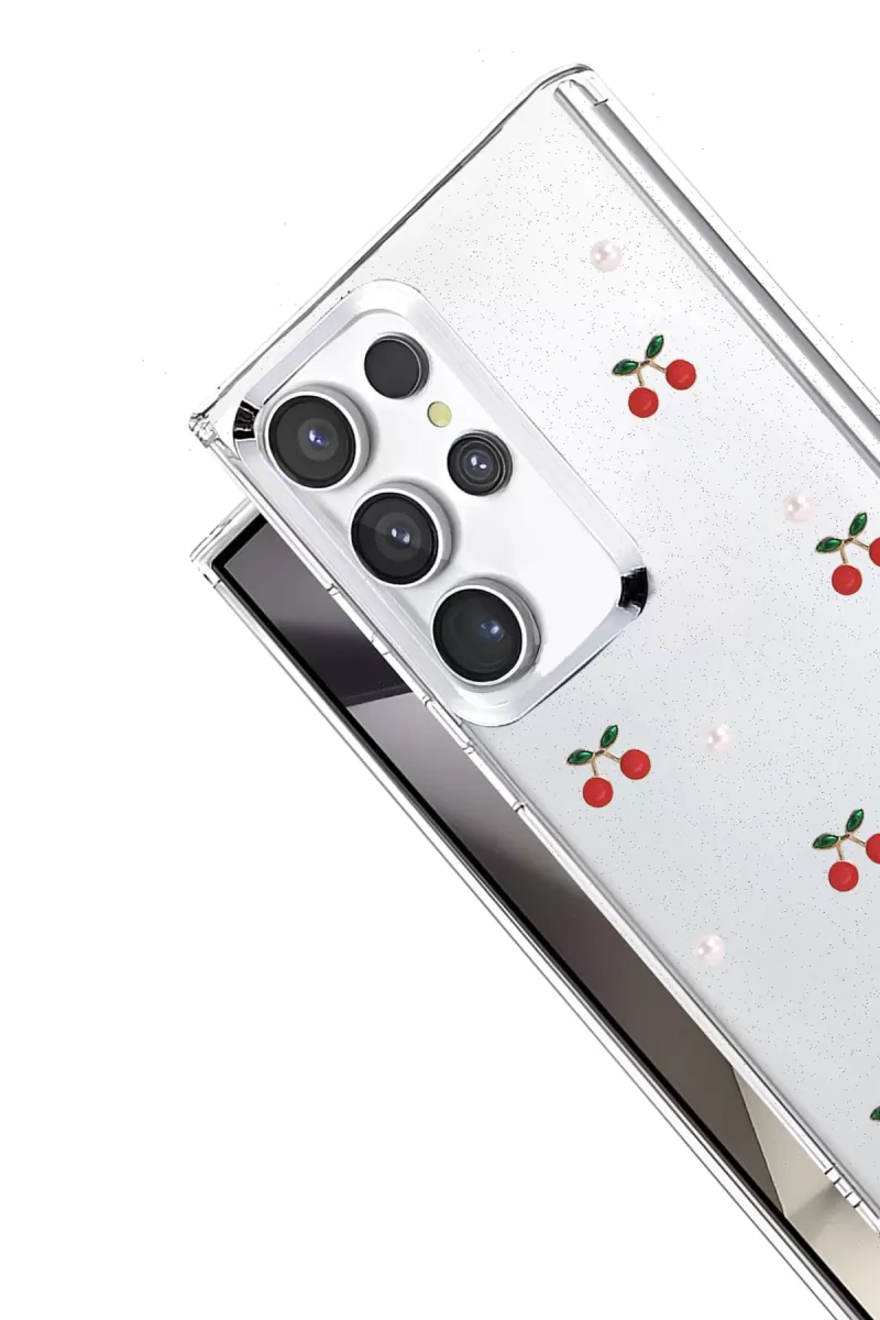 Newface Samsung Galaxy S23 Ultra Fiyonk Desenli Kapak - Desen 9