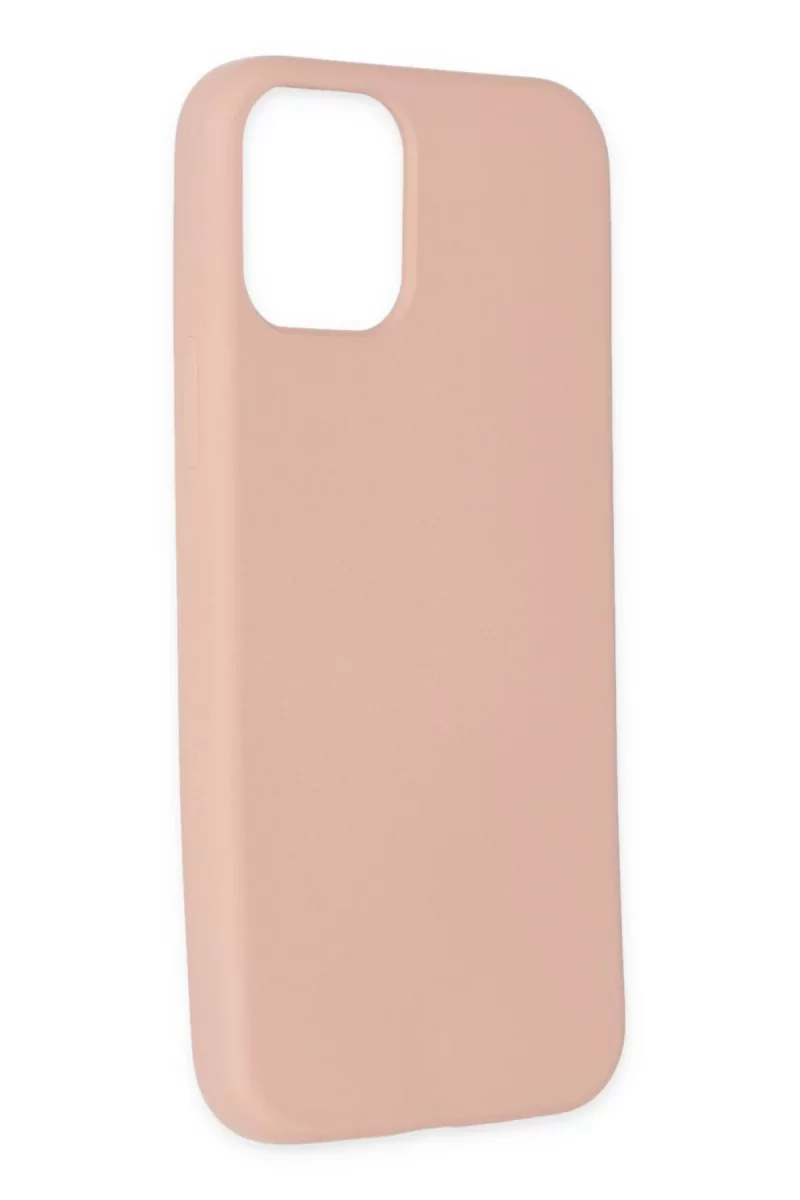 Newface Apple iPhone 11 Pro Max Kılıf Nano içi Kadife Silikon - Pudra