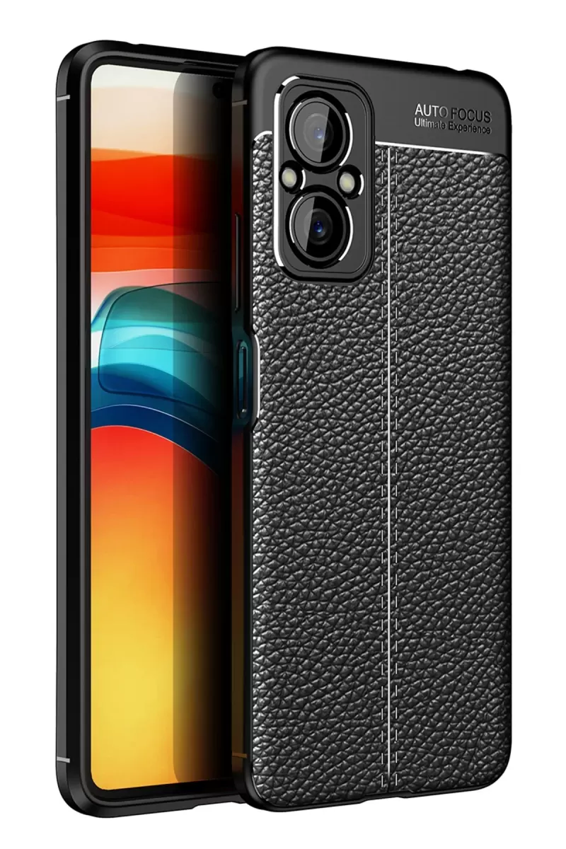 Newface Xiaomi Poco M5 Kılıf Auto Focus Kapak - Siyah