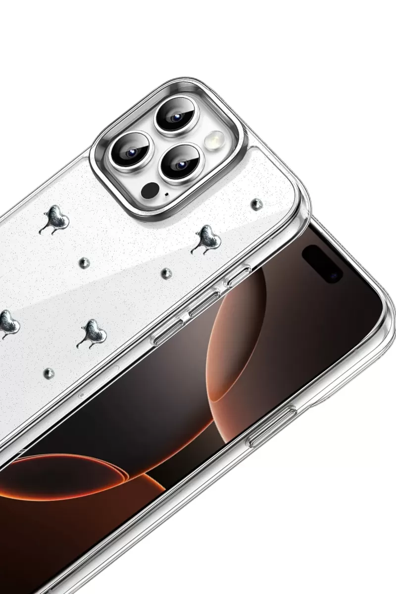 Newface Apple iPhone 14 Pro Max Fiyonk Desenli Kapak - Desen 1