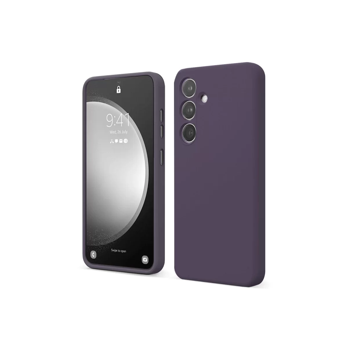 Newface Samsung Galaxy A14 4G Kılıf First Silikon - Mor