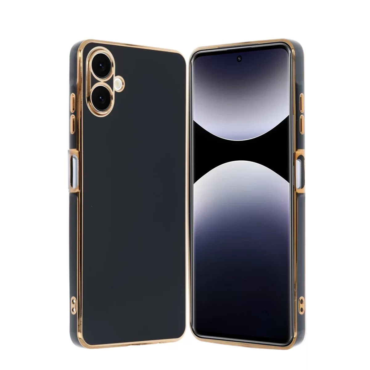 Newface Samsung Galaxy A06 Kılıf Volet Silikon - Siyah
