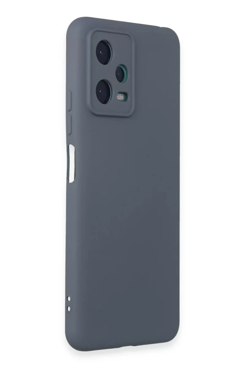 Newface Xiaomi Redmi Note 12 5G Kılıf Nano içi Kadife Silikon - Gri