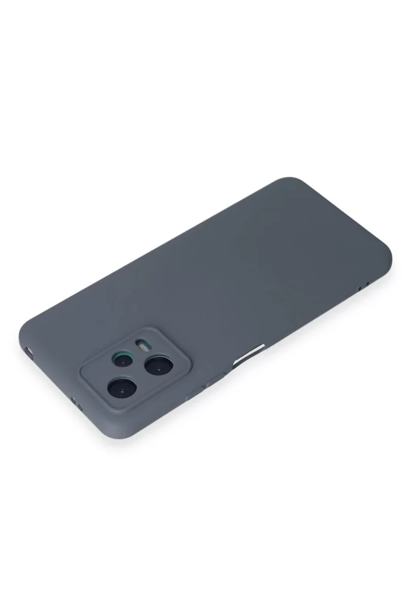 Newface Xiaomi Redmi Note 12 5G Kılıf Nano içi Kadife Silikon - Gri