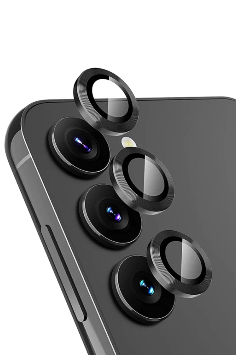 Newface Samsung Galaxy A25 5G Valdez Metal Kamera Lens - Siyah