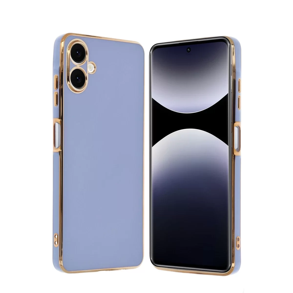 Newface Samsung Galaxy A06 Kılıf Volet Silikon - Mavi