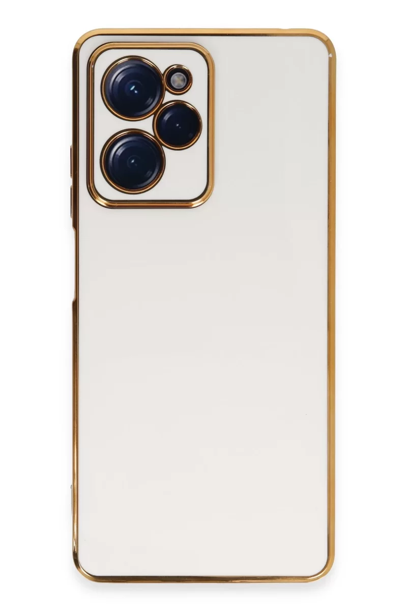Newface Xiaomi Poco X5 Pro 5G Kılıf Volet Silikon - Beyaz