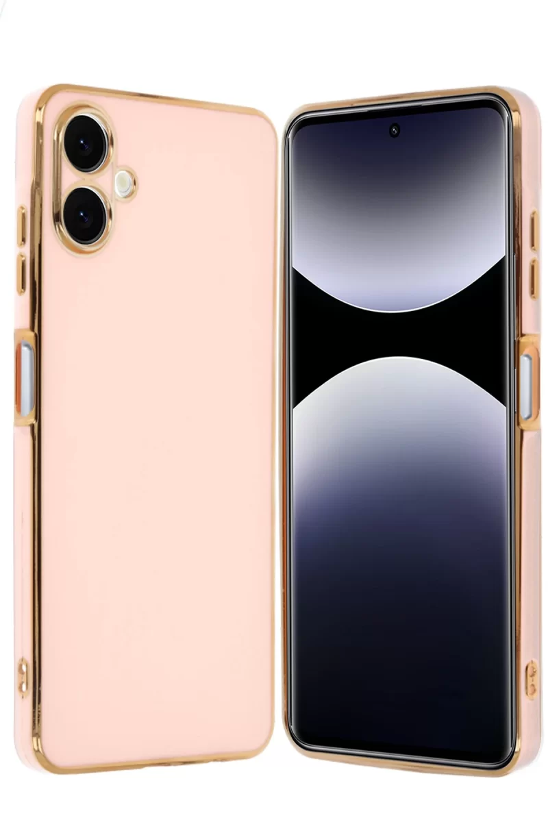 Newface Samsung Galaxy A06 Kılıf Volet Silikon - Pembe