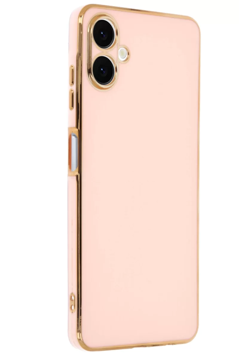 Newface Samsung Galaxy A06 Kılıf Volet Silikon - Pembe
