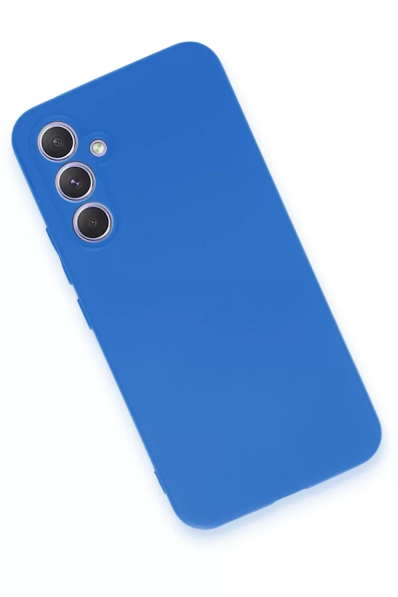 Newface Samsung Galaxy A54 5G Kılıf First Silikon - Mavi