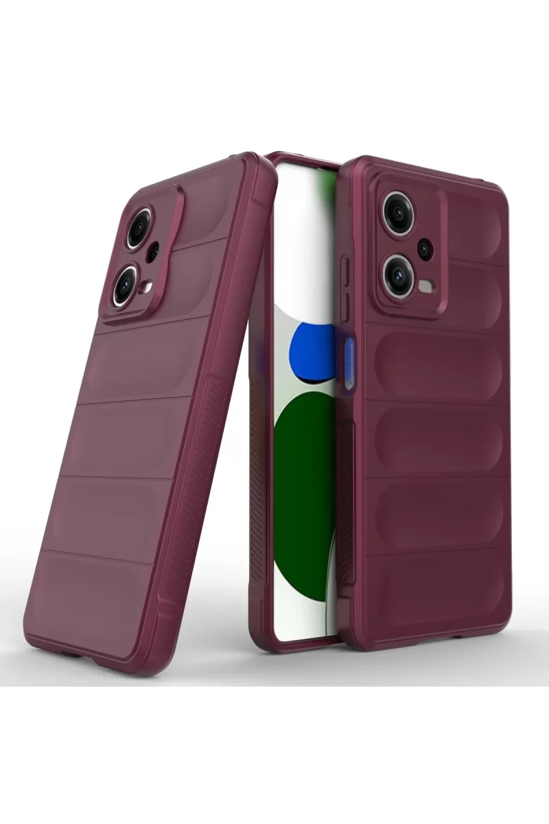 Newface Xiaomi Poco X5 5G Kılıf Optimum Silikon - Bordo
