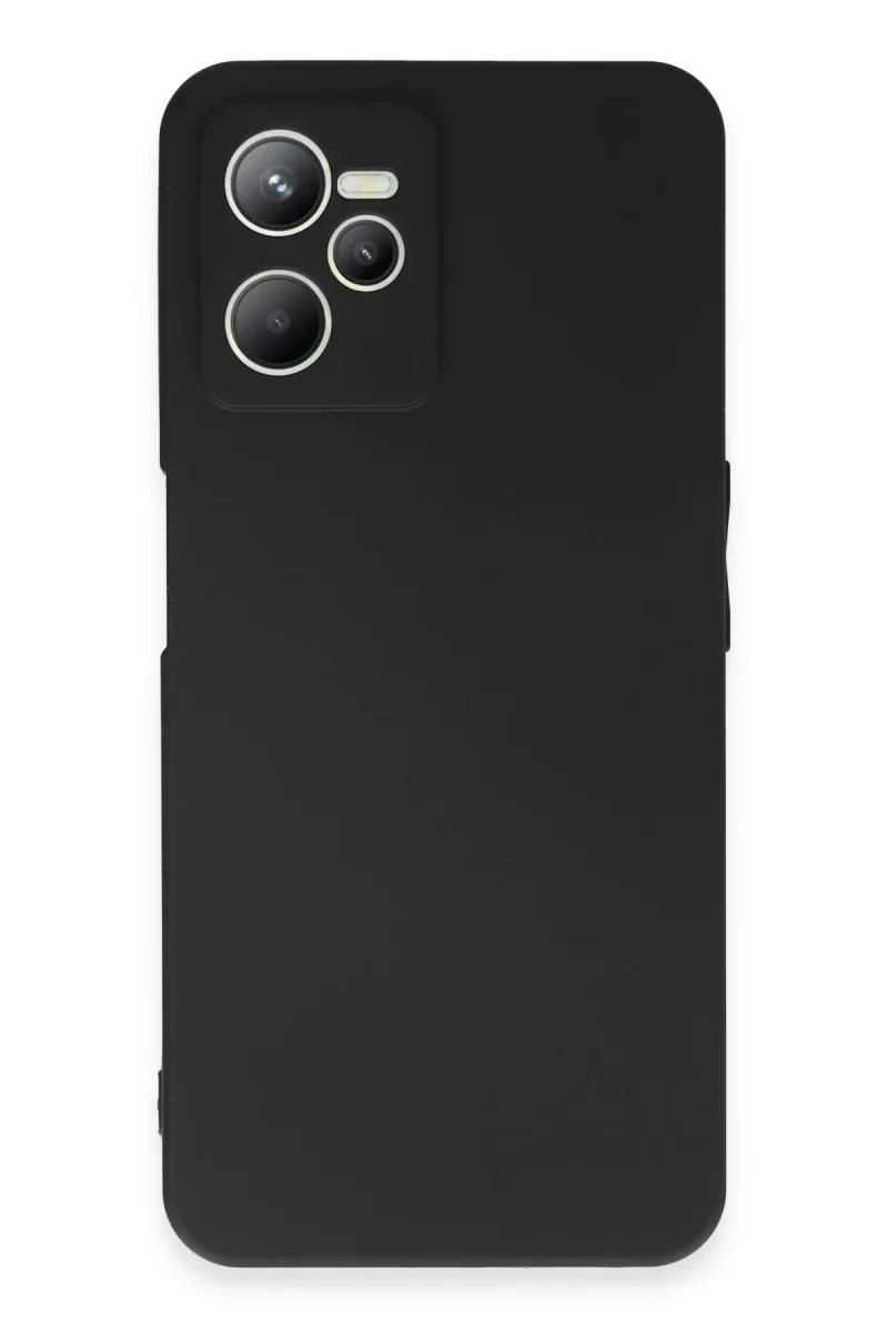 Newface Realme C35 Kılıf First Silikon - Siyah