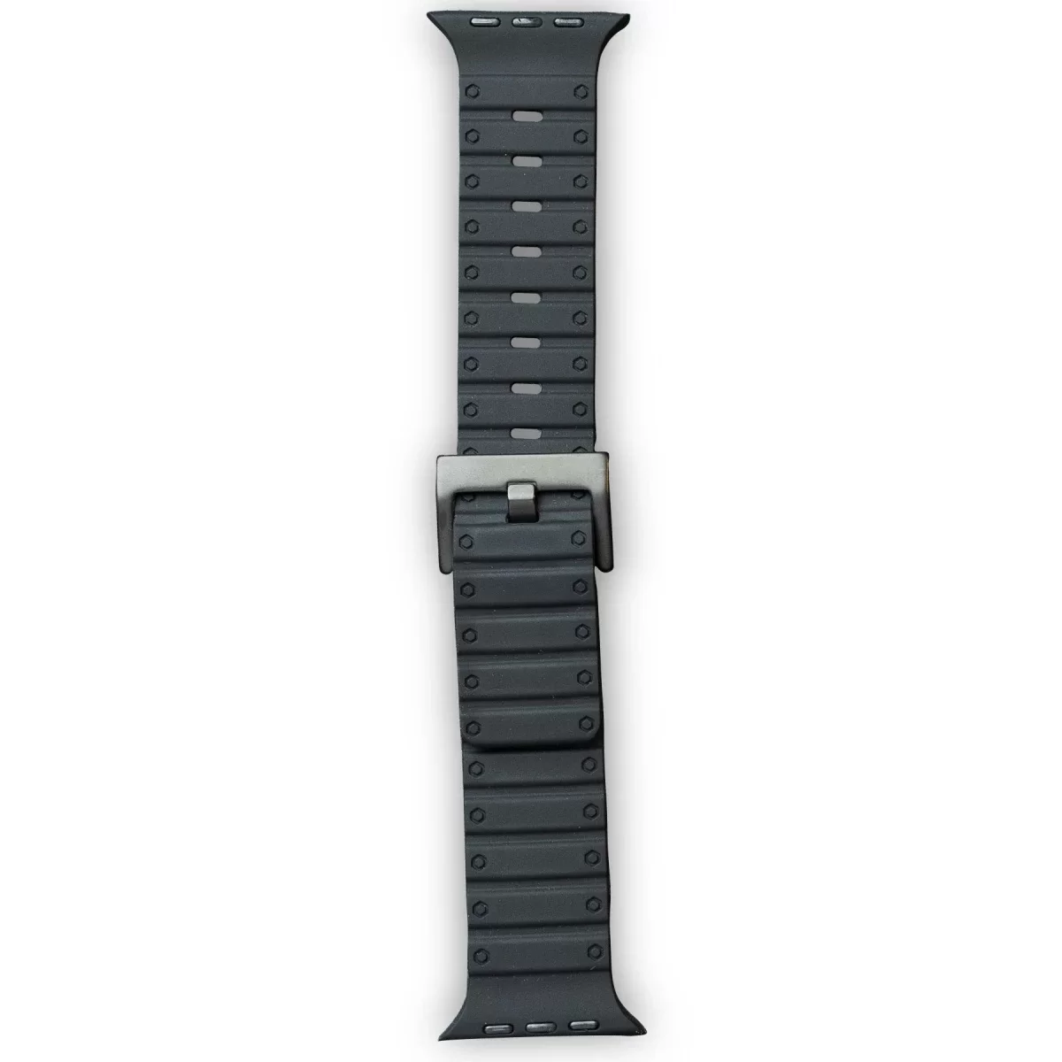 Newface Apple Watch 42mm Magnus Mıknatıslı Silikon Kordon - Siyah