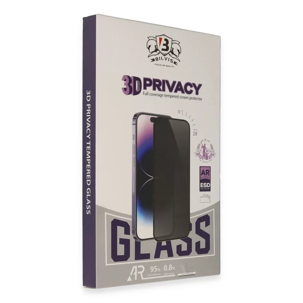 Newface Samsung Galaxy S25 Ultra Bilvis 3D Hayalet Cam Ekran Koruyucu