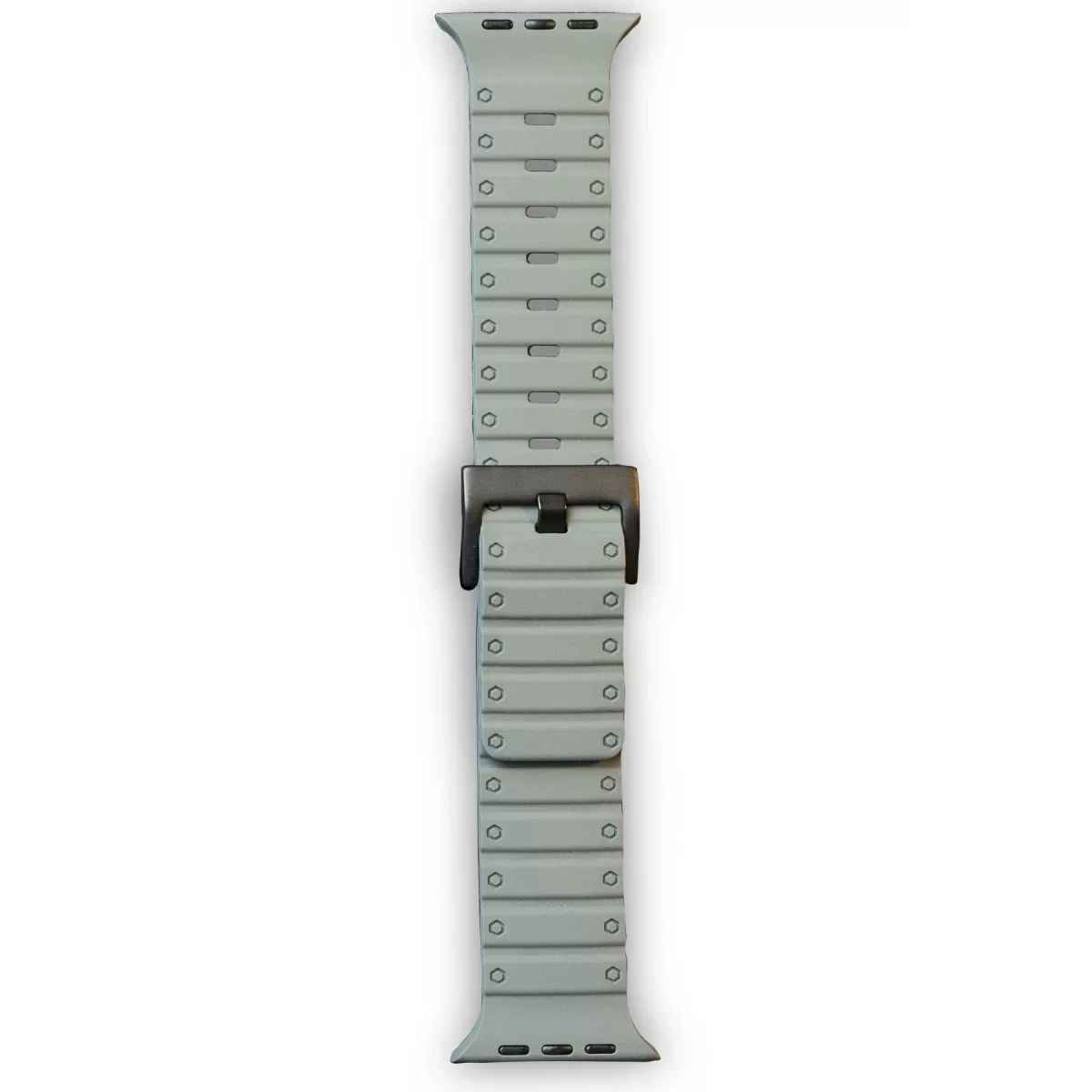 Newface Apple Watch 42mm Magnus Mıknatıslı Silikon Kordon - Gri