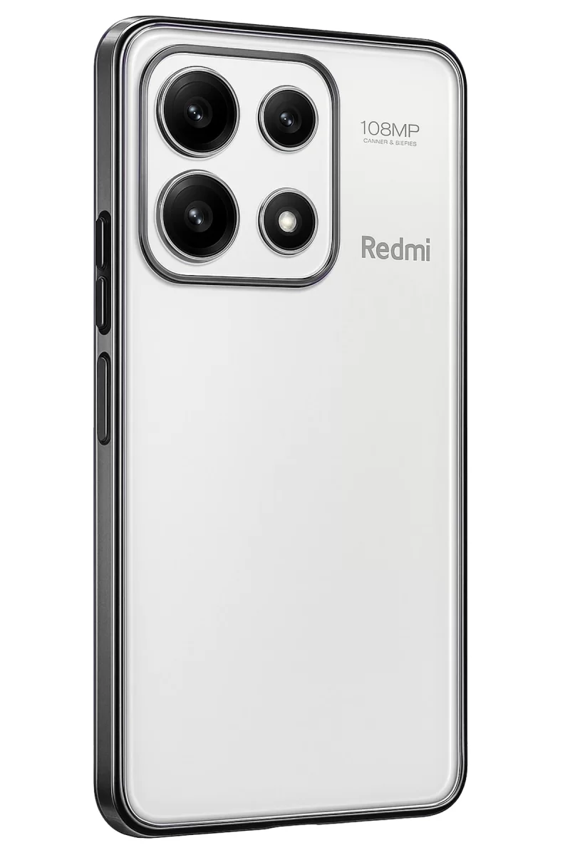 Newface Xiaomi Poco X6 Pro Kılıf Razer Lensli Silikon - Gümüş