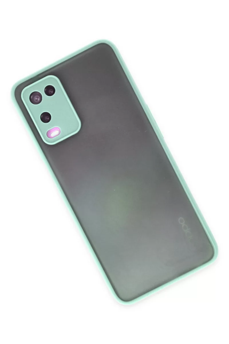 Newface Oppo A54 4G Kılıf Montreal Silikon Kapak - Turkuaz
