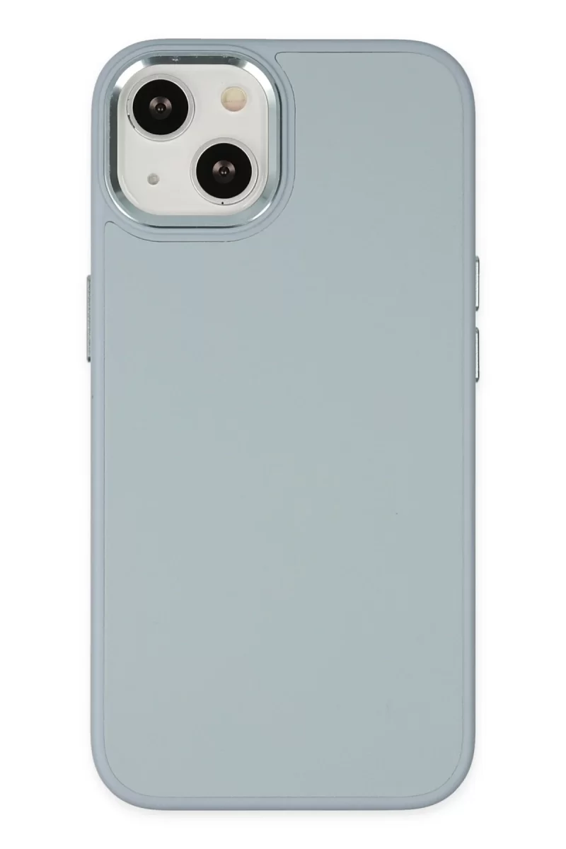 Newface Apple iPhone 14 Plus Kılıf Asya Deri Silikon - Sierra Blue