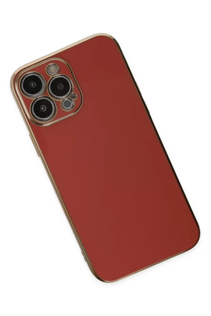 Newface Apple iPhone 14 Pro Max Kılıf Volet Silikon - Kırmızı