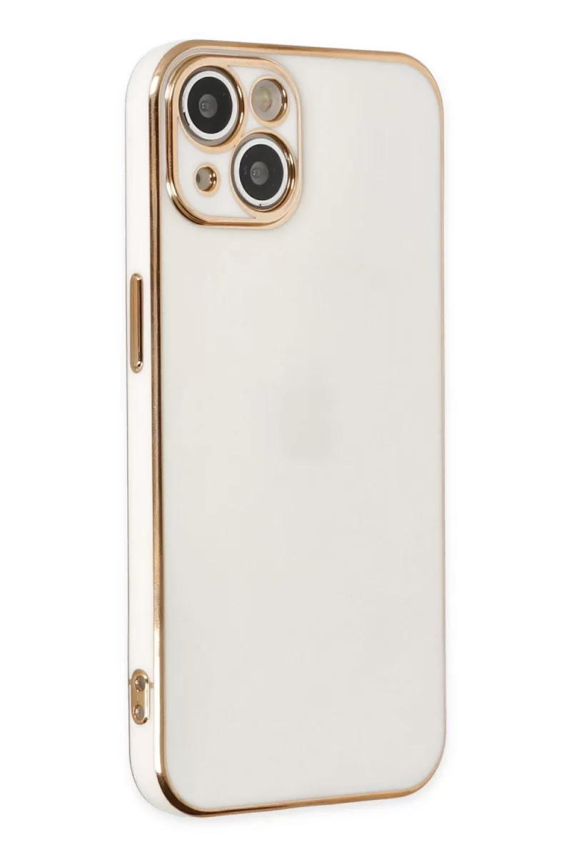 Newface Apple iPhone 14 Kılıf Volet Silikon - Beyaz