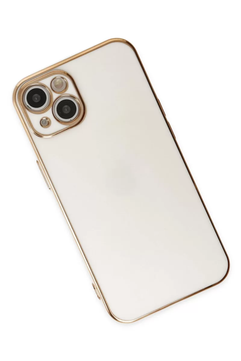 Newface Apple iPhone 14 Kılıf Volet Silikon - Beyaz