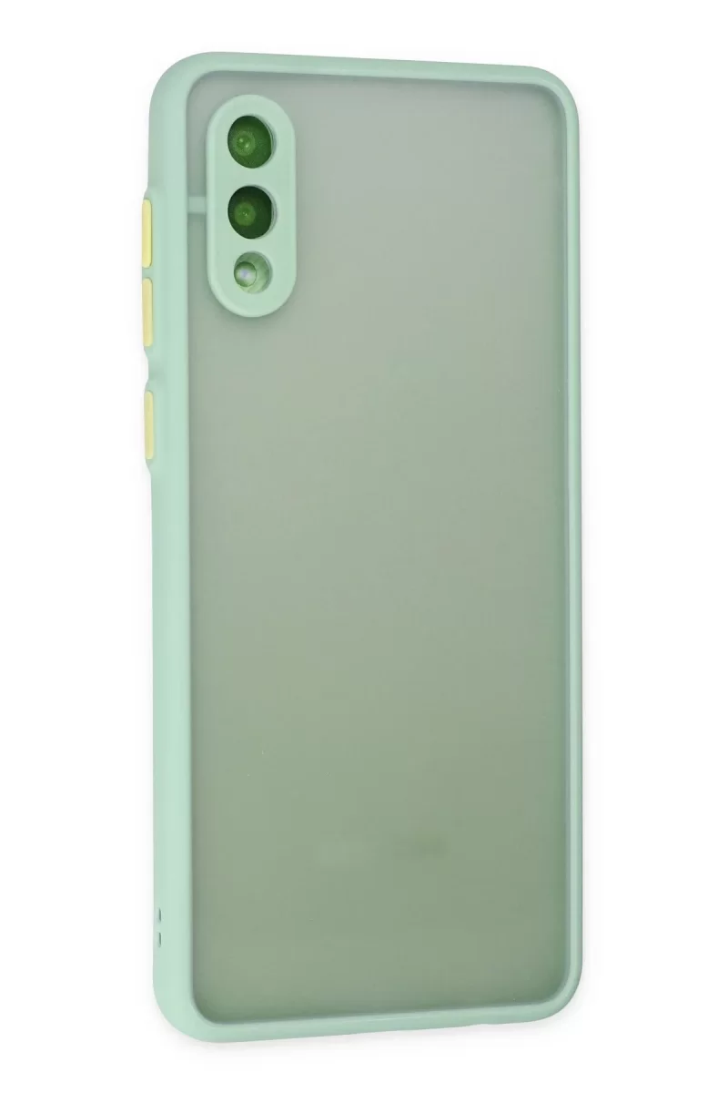 Newface Samsung Galaxy A02 Kılıf Montreal Silikon Kapak - Turkuaz