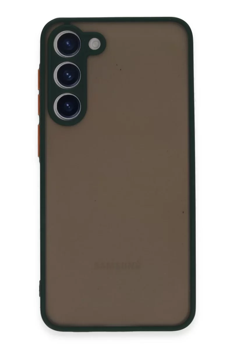 Newface Samsung Galaxy S23 Plus Kılıf Montreal Silikon Kapak - Yeşil