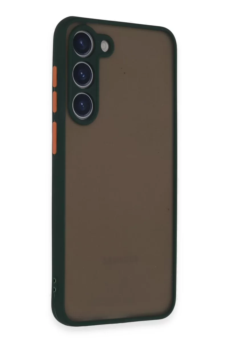 Newface Samsung Galaxy S23 Plus Kılıf Montreal Silikon Kapak - Yeşil
