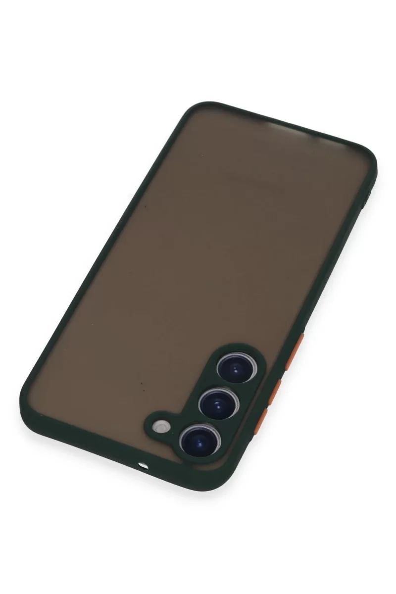 Newface Samsung Galaxy S23 Plus Kılıf Montreal Silikon Kapak - Yeşil
