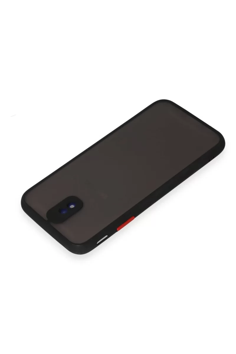 Newface Samsung Galaxy J7 Pro / J730 Kılıf Montreal Silikon Kapak - Siyah