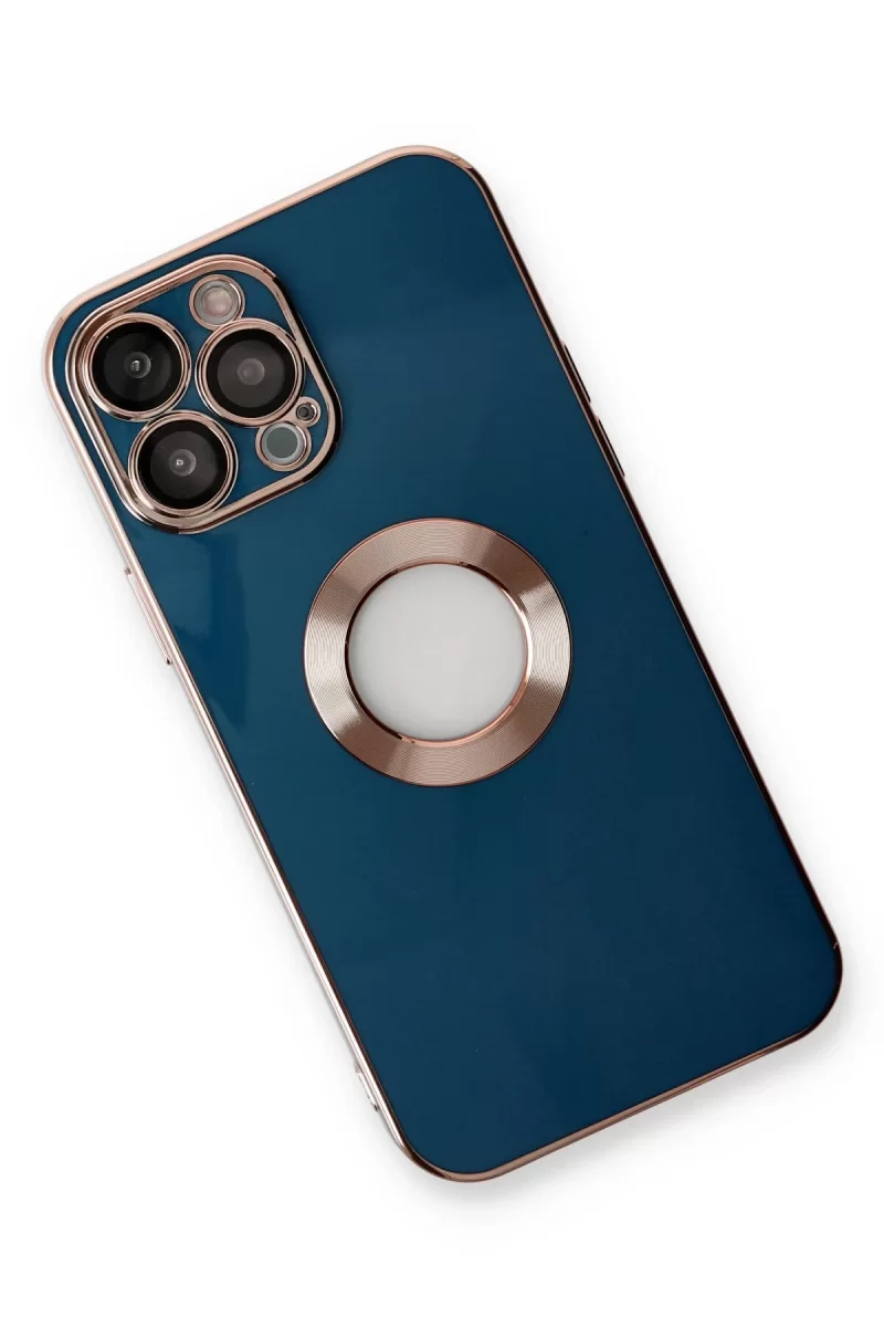 Newface Apple iPhone 14 Pro Max Kılıf Store Silikon - Mavi