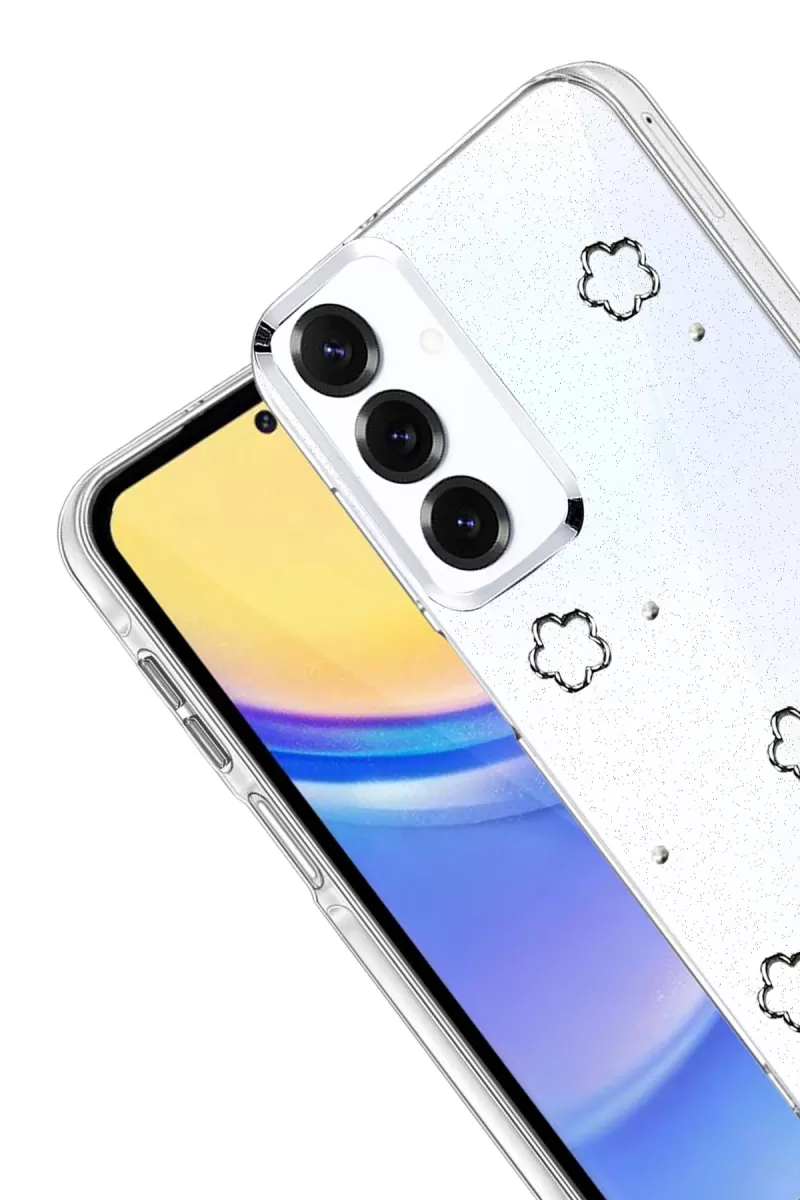 Newface Samsung Galaxy A15 4G Fiyonk Desenli Kapak - Desen 2