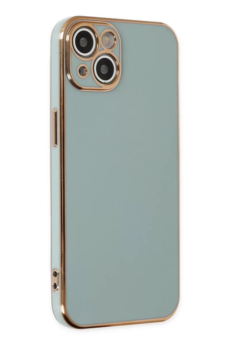 Newface Apple iPhone 14 Kılıf Volet Silikon - Açık Yeşil