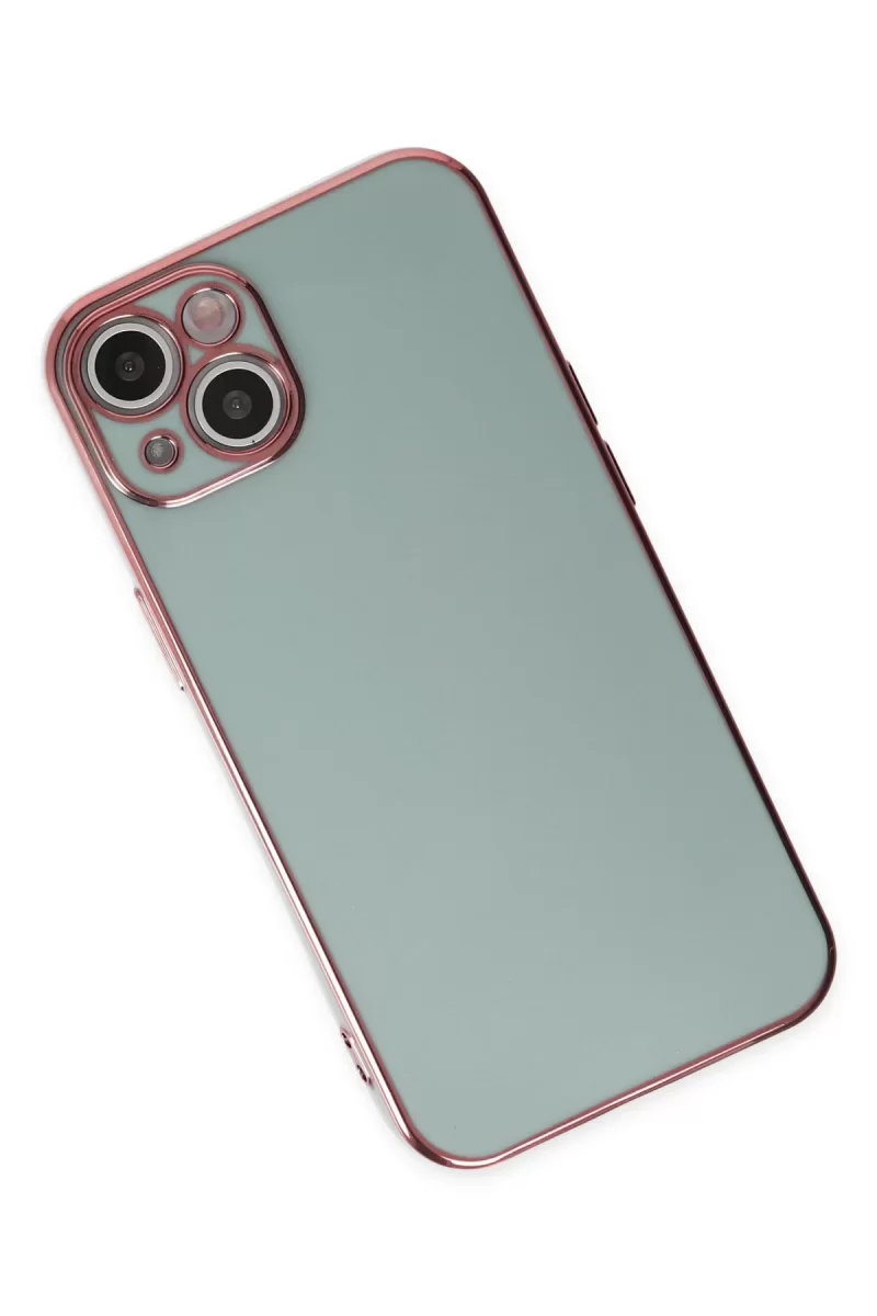Newface Apple iPhone 14 Kılıf Volet Silikon - Açık Yeşil