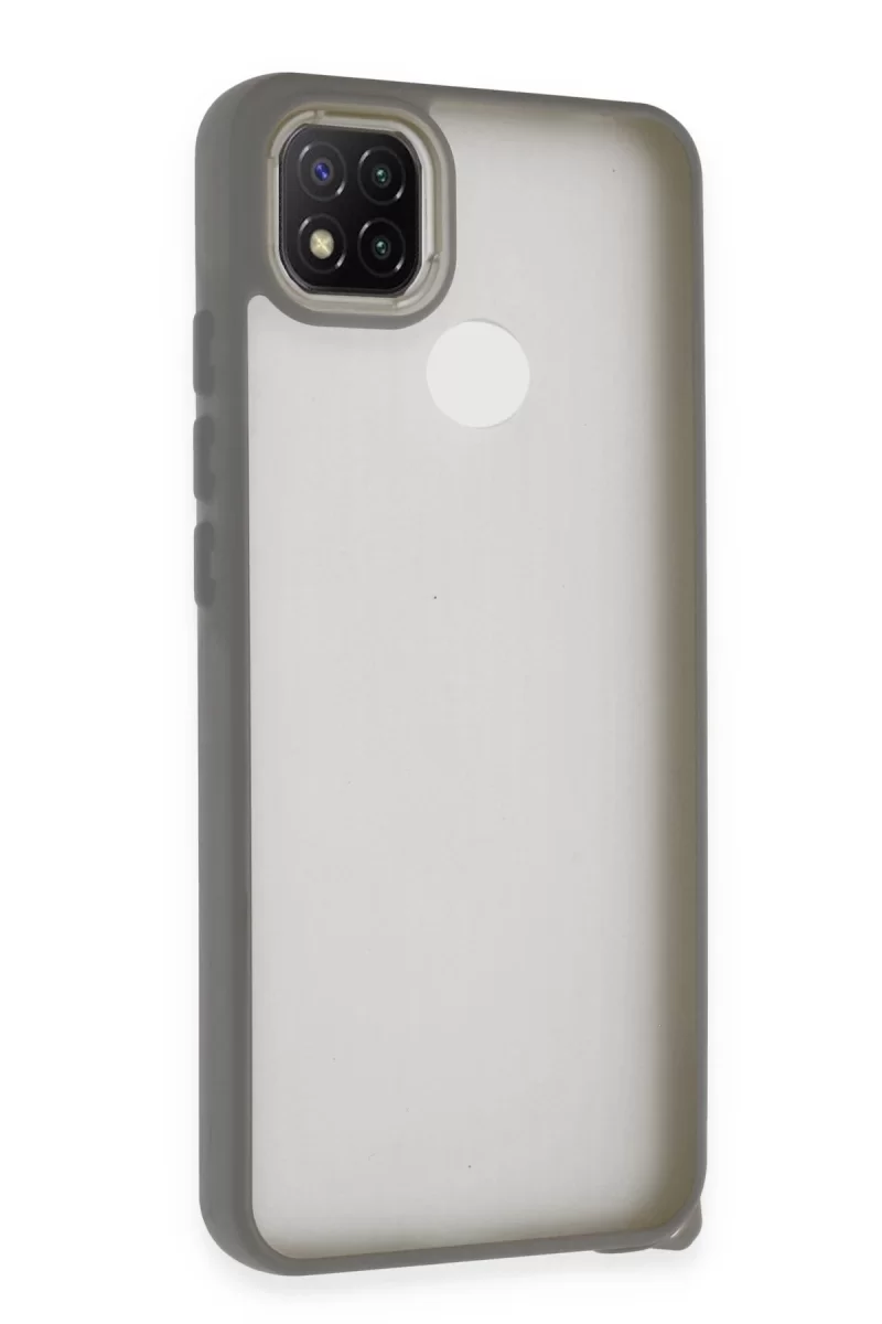 Newface Xiaomi Redmi 9C Kılıf Elegant Kapak - Titan Gri