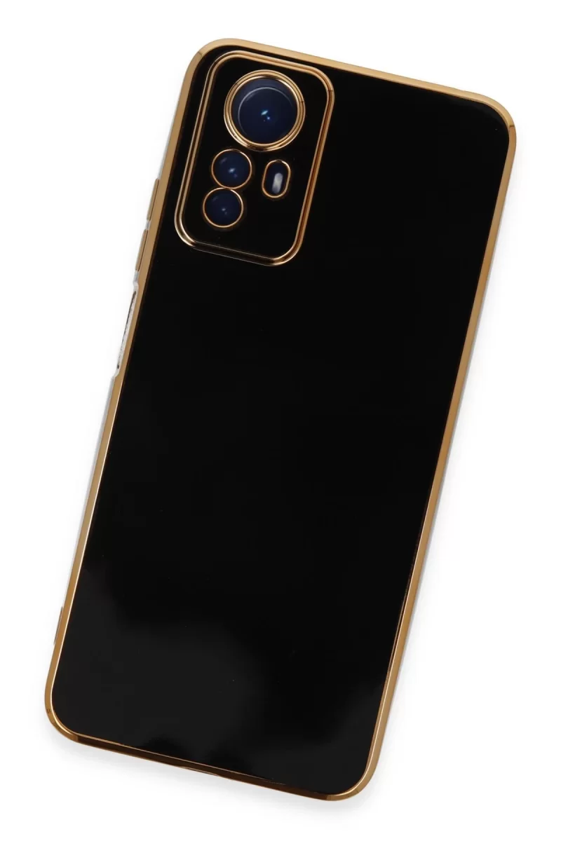 Newface Xiaomi Redmi Note 12S Kılıf Volet Silikon - Siyah
