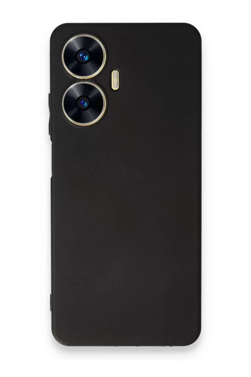 Newface Realme C55 Kılıf First Silikon - Siyah