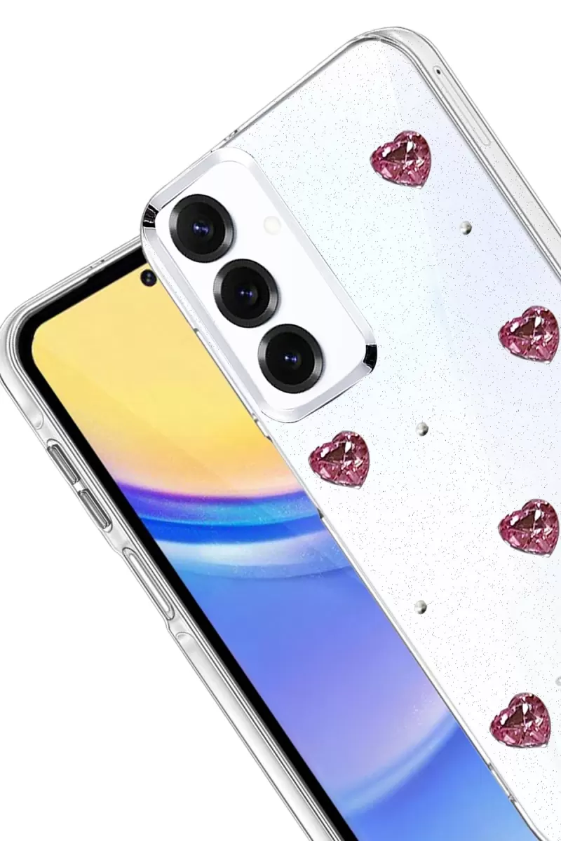 Newface Samsung Galaxy A15 4G Fiyonk Desenli Kapak - Desen 3